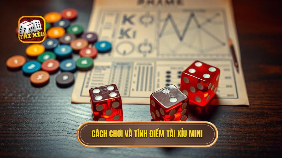 2. Cách chơi và tính điểm Tài xỉu mini