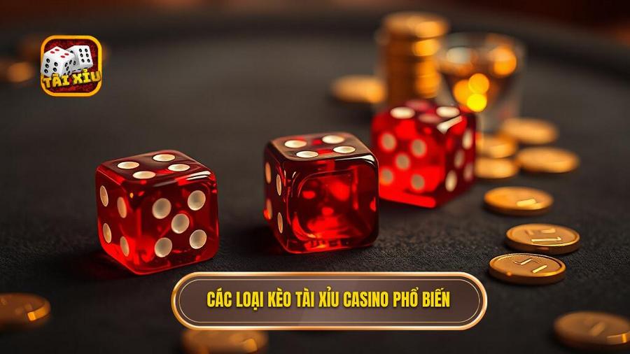 Các loại kèo cược phổ biến trong tài xỉu casino