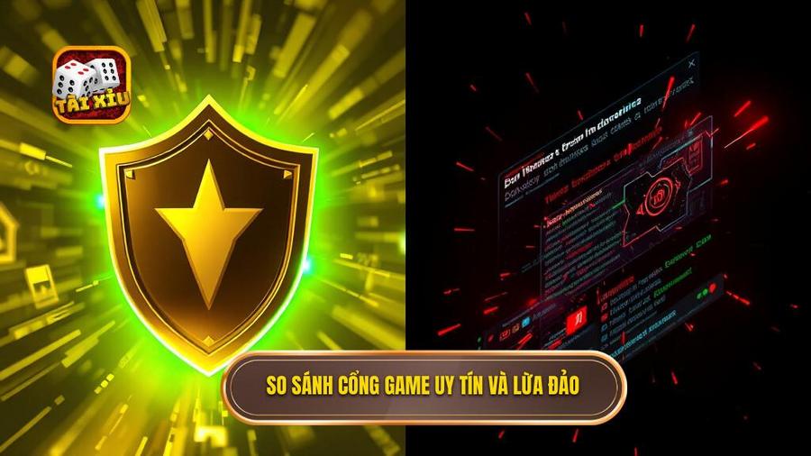 So sánh cổng game uy tín và lừa đảo