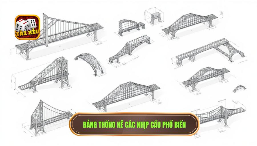 Bảng thống kê chi tiết các nhịp cầu thường gặp