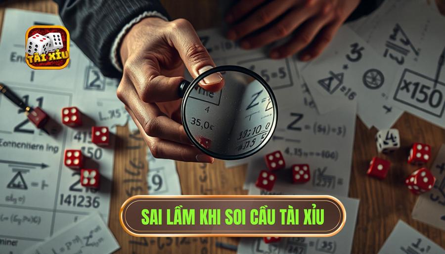 Những sai lầm khi soi cầu tài xỉu: Đừng để mất tiền oan vì thiếu kiến thức 2 2. Sai lầm khi soi cầu tài xỉu