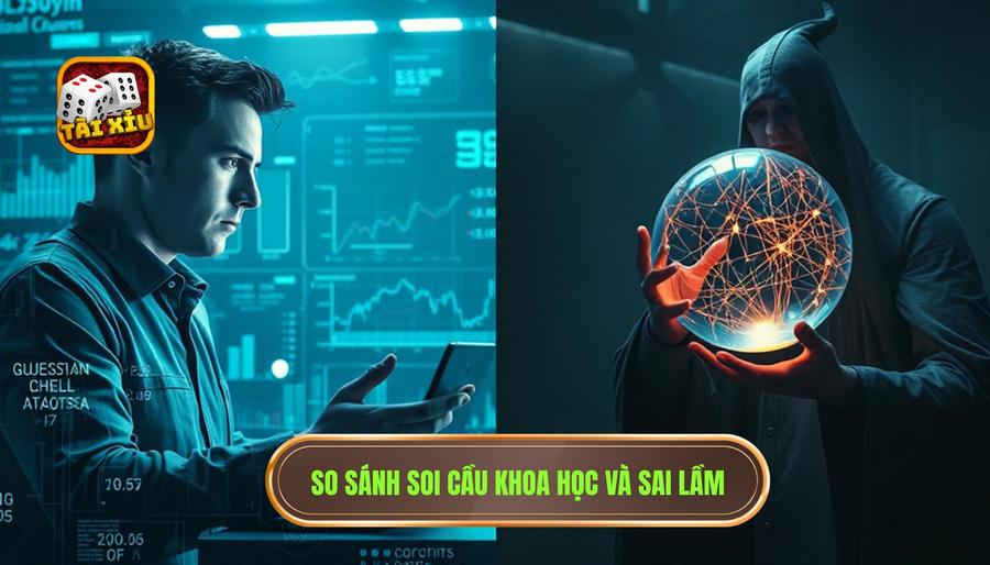 Những sai lầm khi soi cầu tài xỉu: Đừng để mất tiền oan vì thiếu kiến thức 3 3. So sánh soi cầu khoa học và sai lầm